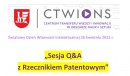 Światowy Dzień Własności Intelektualnej 26 kwietnia 2022 r. – „Sesja Q&A z Rzecznikiem Patentowym”